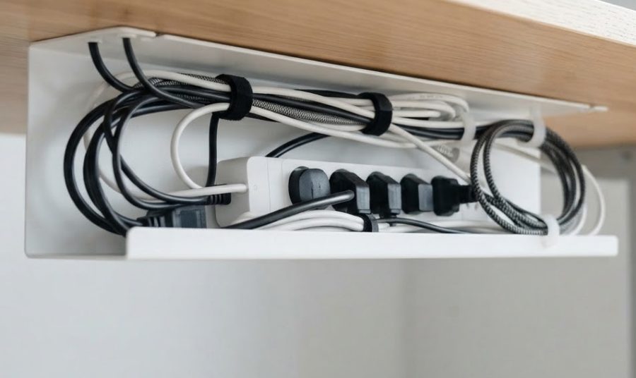 Under-Desk Tray — alternate view